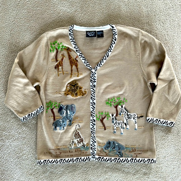 Christina Rotelli Safari Cardigan - Picture 1 of 10